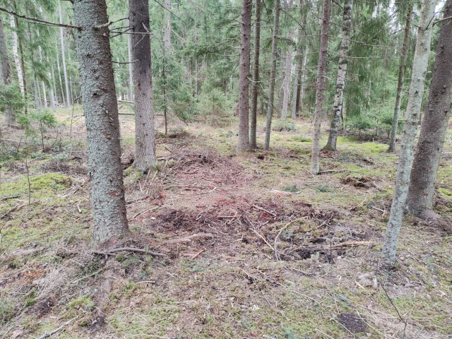 A blast pit